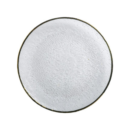 Wholesale Charge Plate Custom Glasses Glass Charger Plates Wedding Dinner Plate