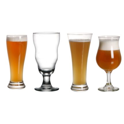 China factory wholesale different sizes german print beer mug glass