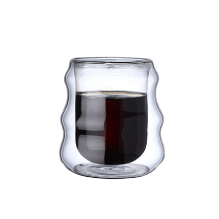 Double Wall Glass Espresso Coffee Cup Design Double Wall Glass Tumbler Drinking Glass