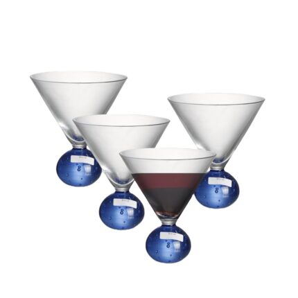 Soda-Lime Glass Handmade Blown Factory Direct Sale Cocktail Martini Glasses