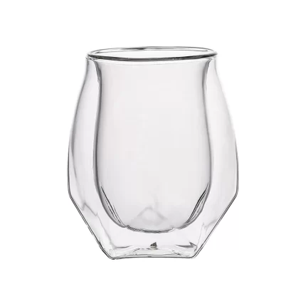 European Style Creative Diamond Double-Walled Coffee Glass