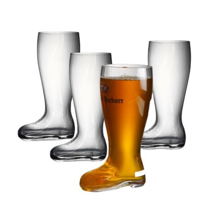 600069  Crystal Sodalime Glass Boots Beer Mug